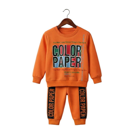 Graphic Sweatshirt Set