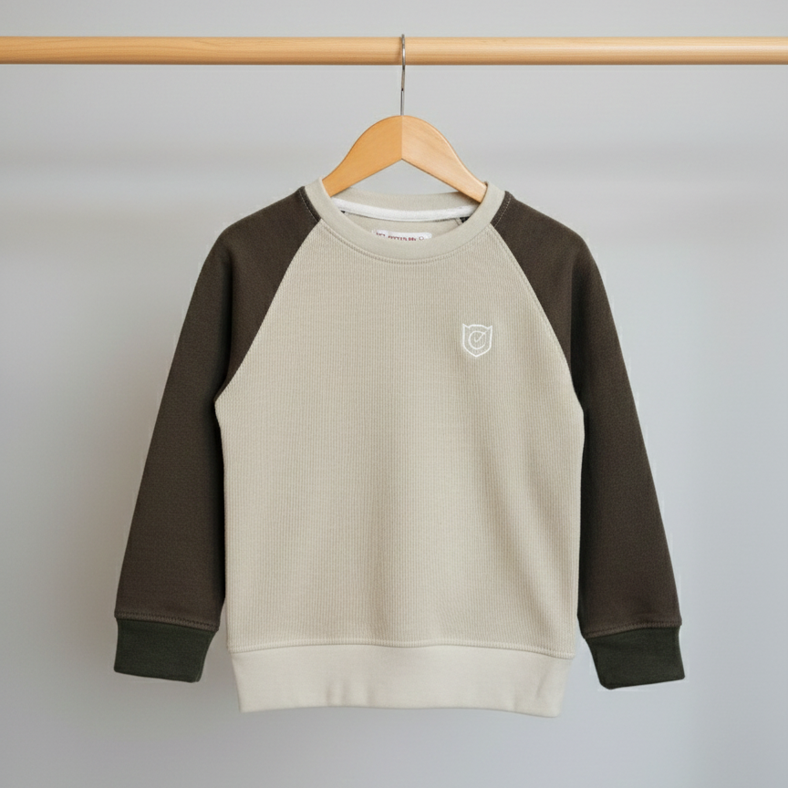 The Color Block Striped Knit Sweater