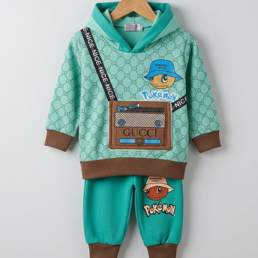 Luxury Style Cartoon Tracksuit