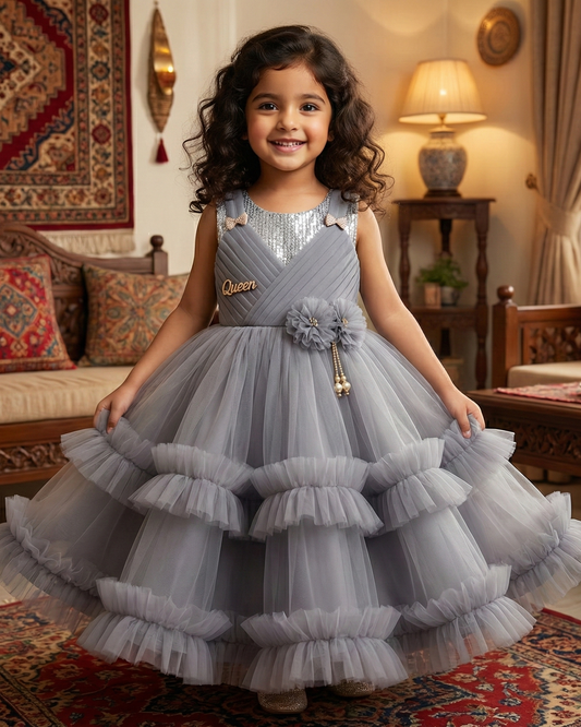 The "Silver Queen" Dress Frock