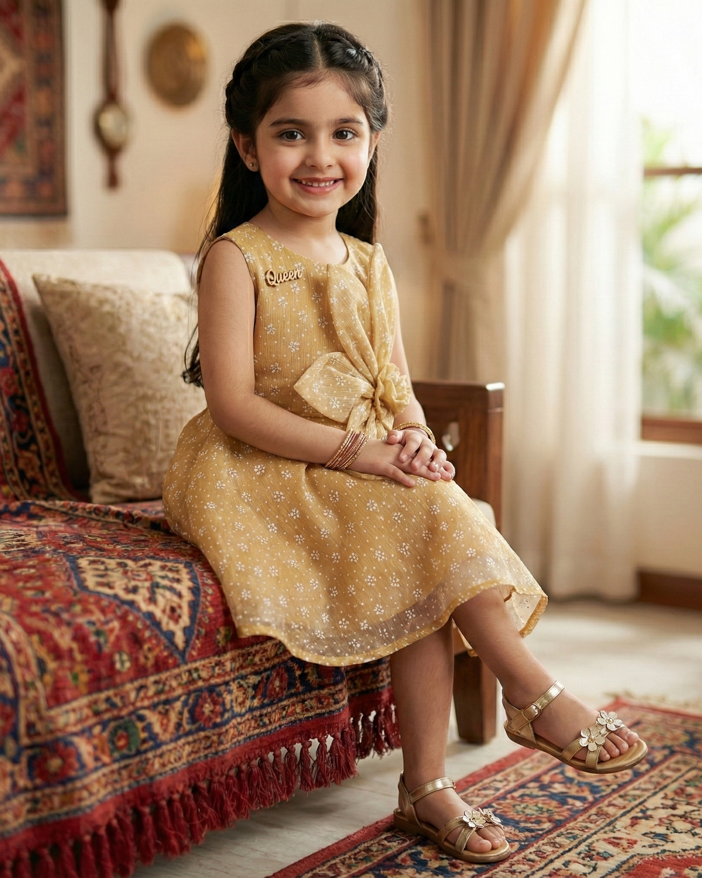 Golden Sunshine Party Frock