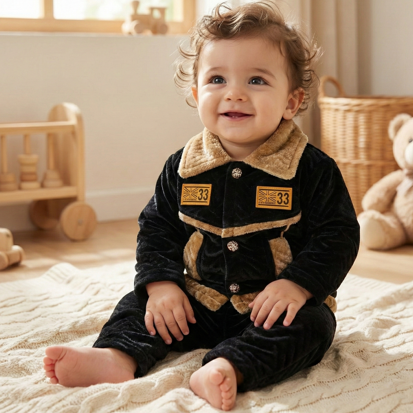 Espresso Warm Velvet Suit