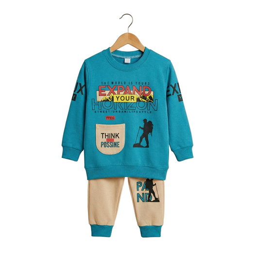 Winter Sweatshirt & Trouser Set