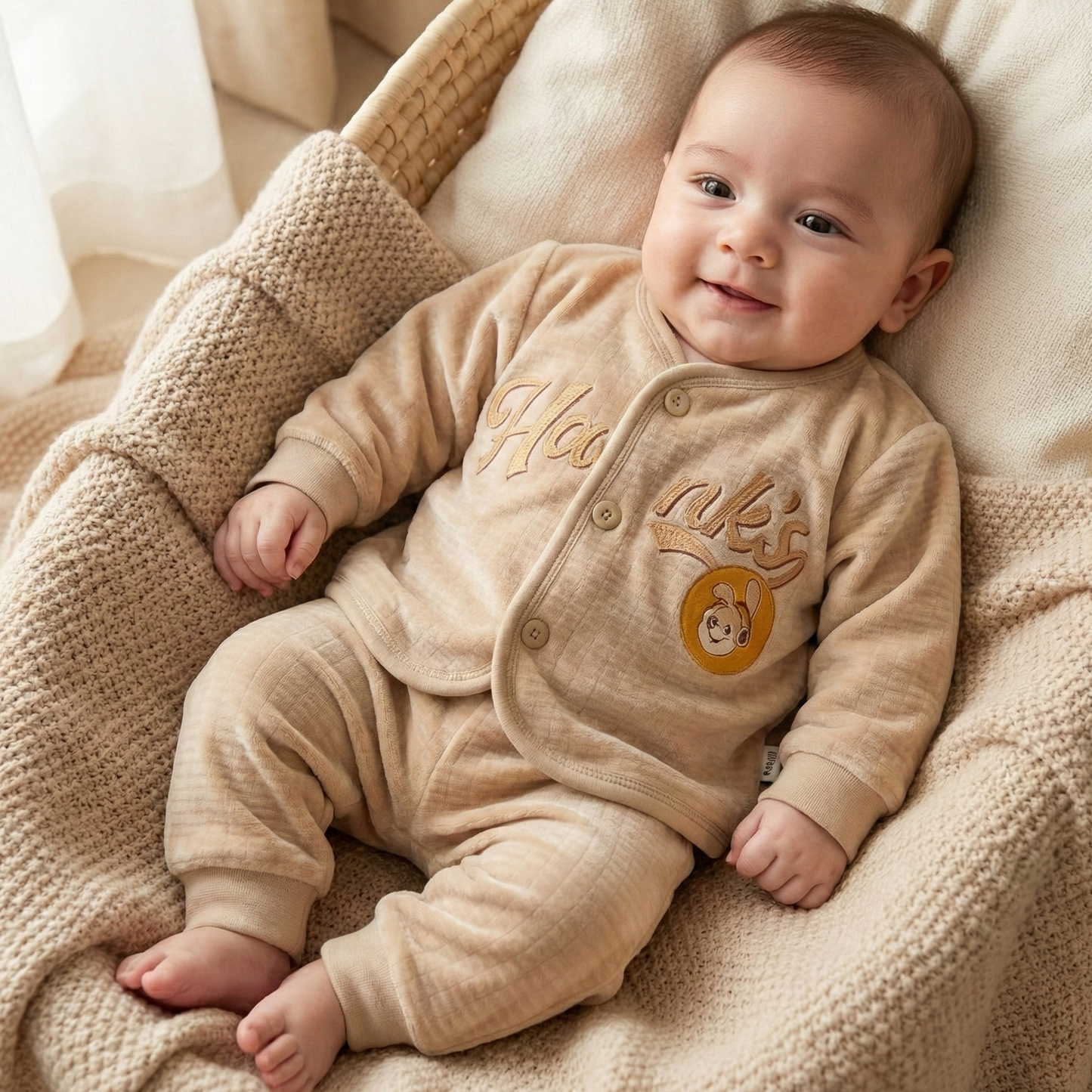 Cozy Ribbed Velvet "Hank's" 2-Piece Set