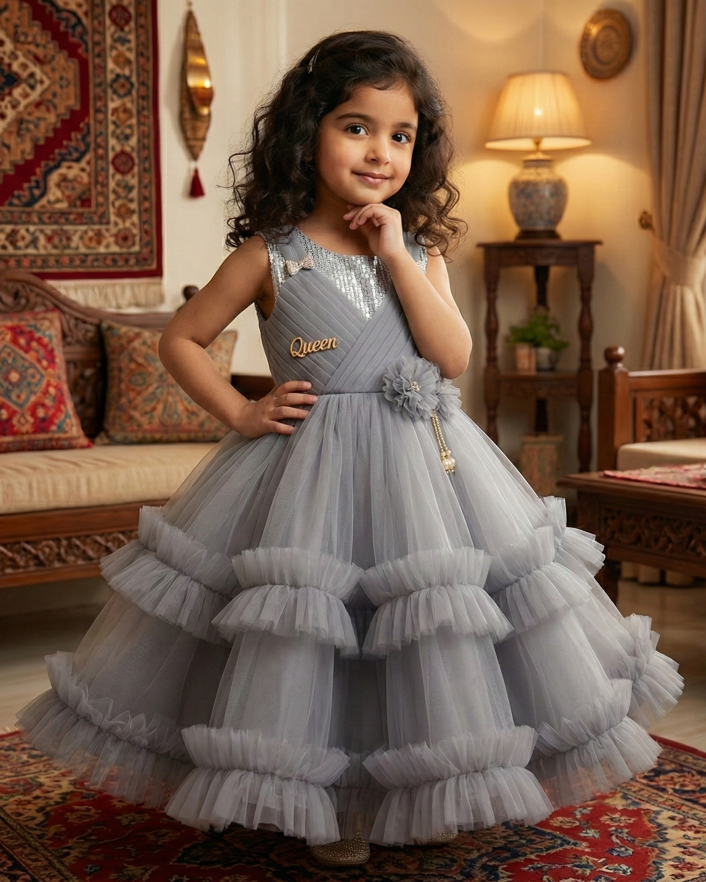 The "Silver Queen" Dress Frock