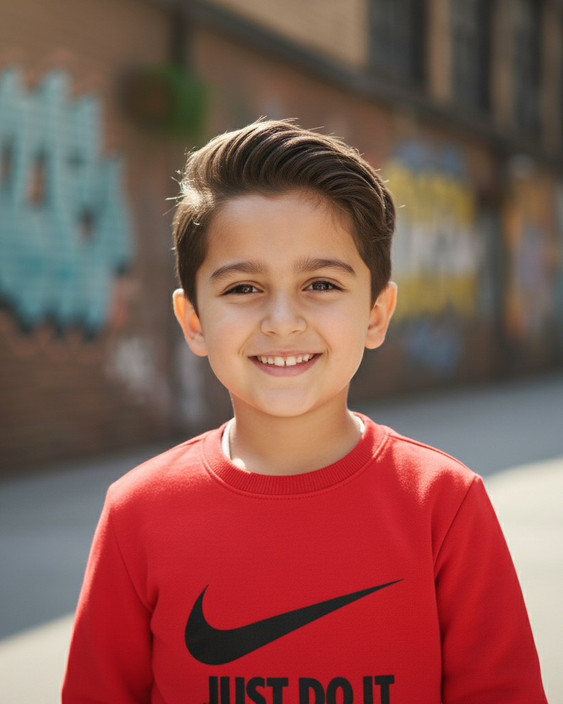 Red Nike 'Just Do It' Tracksuit Set