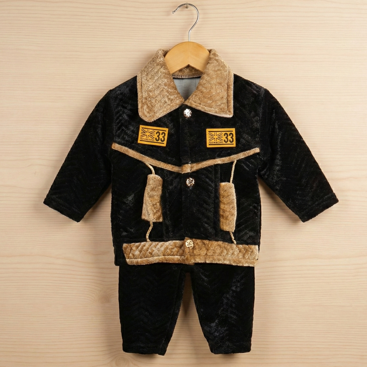 Espresso Warm Velvet Suit