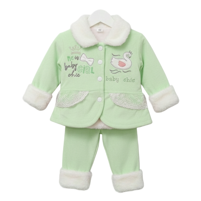 New Baby Girl Chic Winter Set