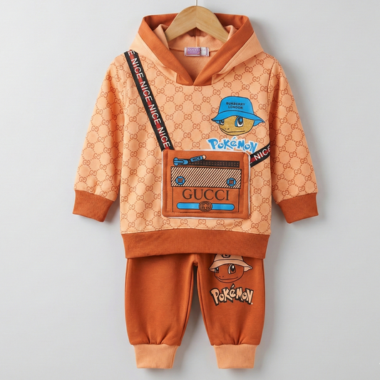 Luxury Style Cartoon Tracksuit