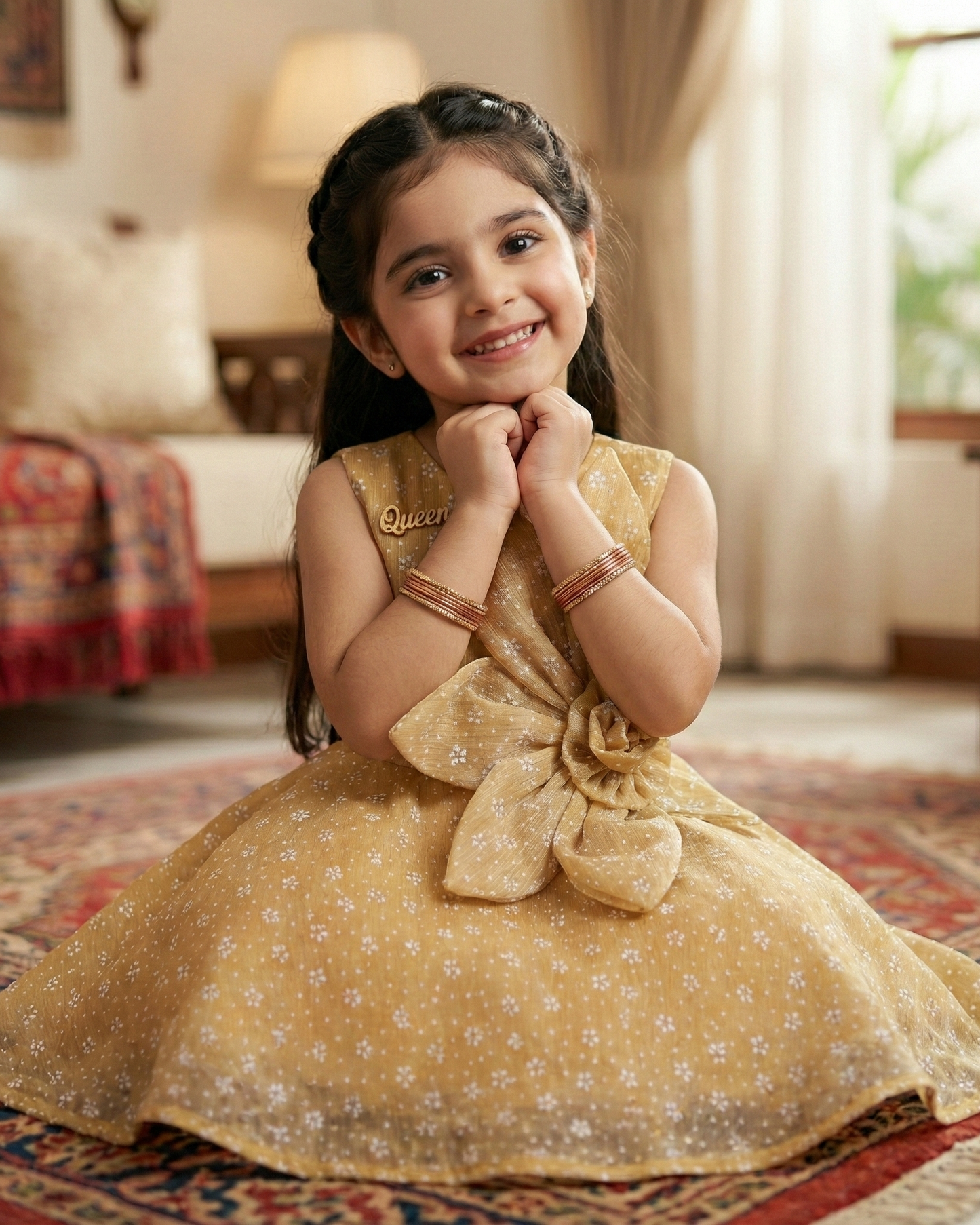 Golden Sunshine Party Frock