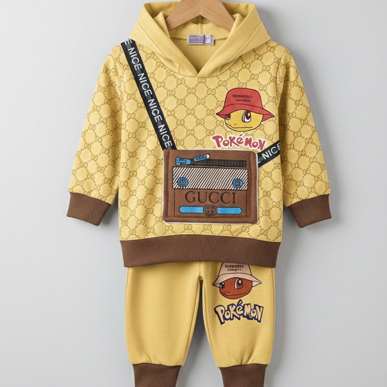 Luxury Style Cartoon Tracksuit