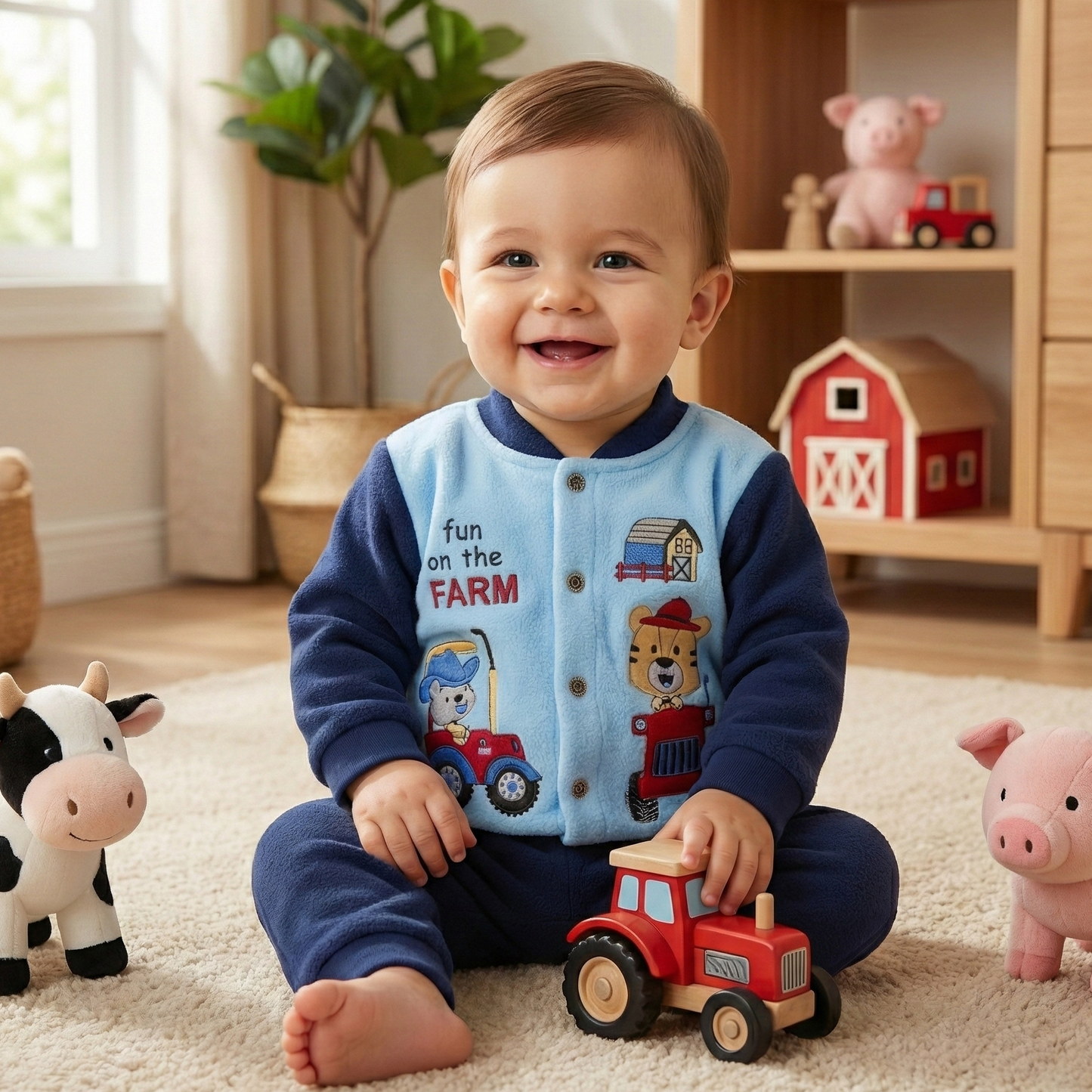 Sunny Farm Cozy Fleece Set