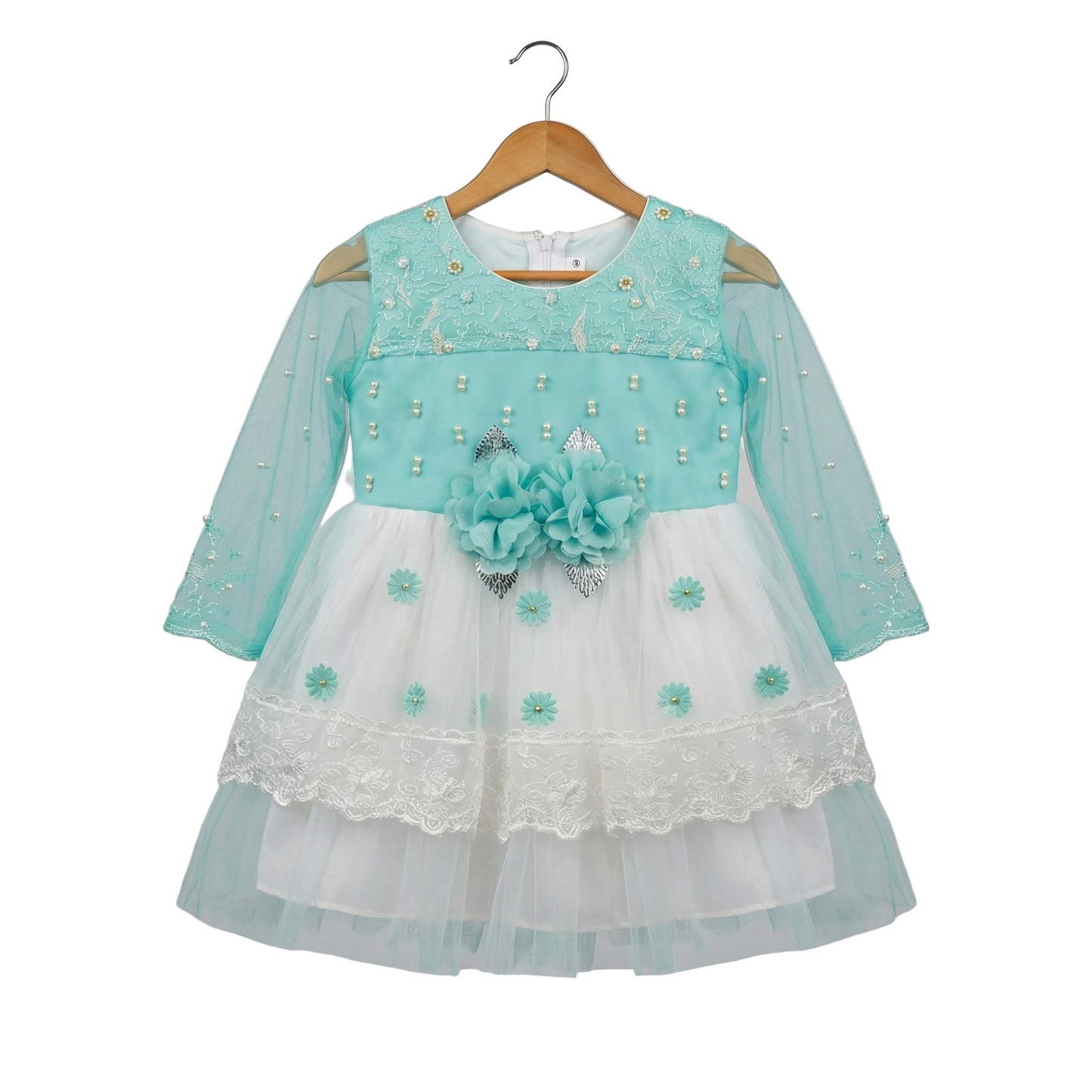 Blush Pink Floral Princess Frock