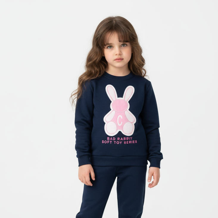 Soft Cotton Fleece Set for Girls