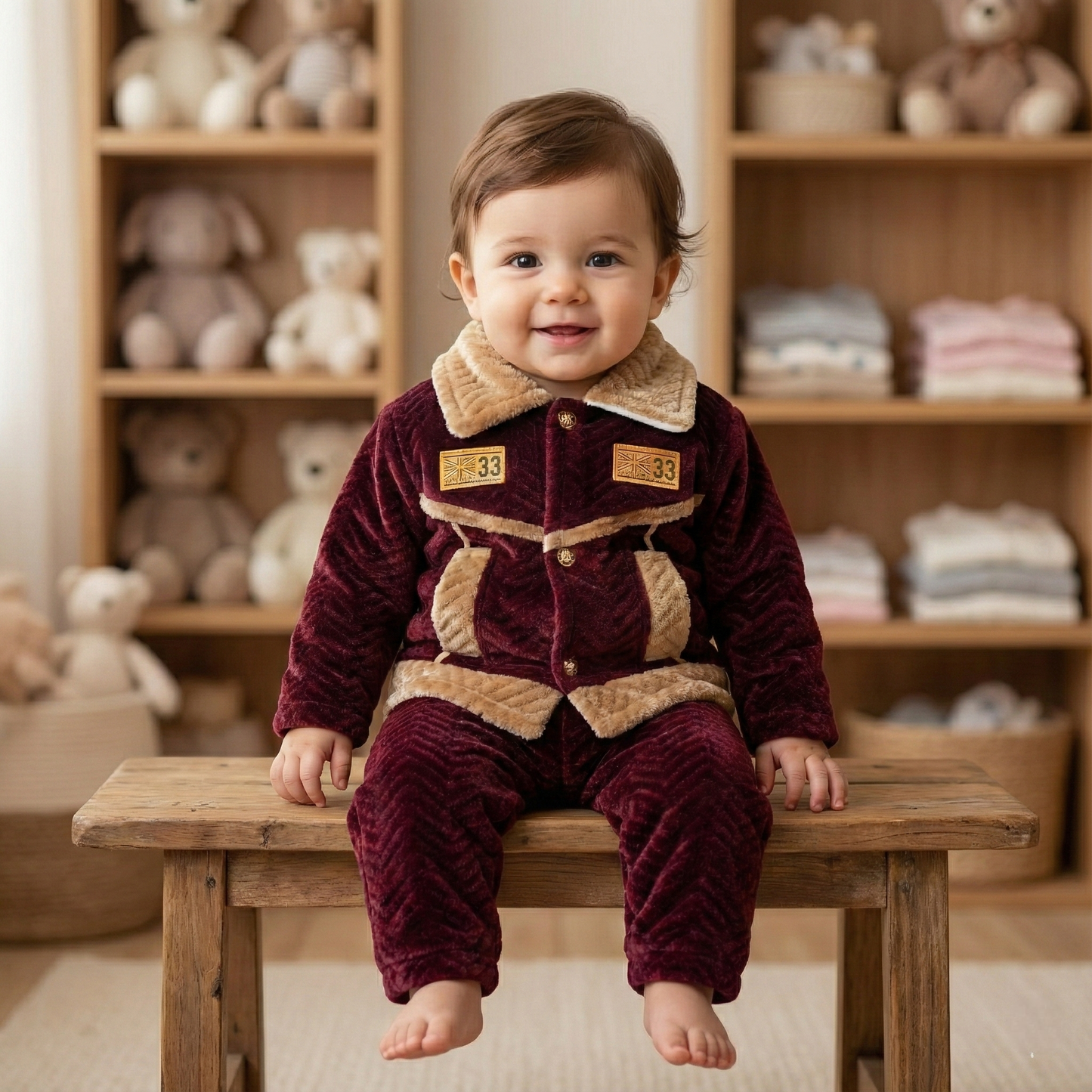 Espresso Warm Velvet Suit