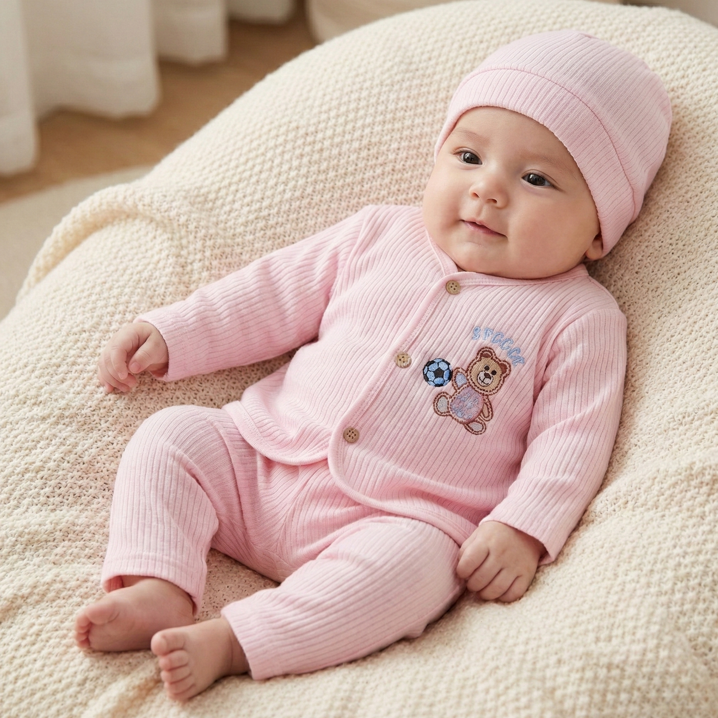 Cozy Ribbed 3-Piece Set