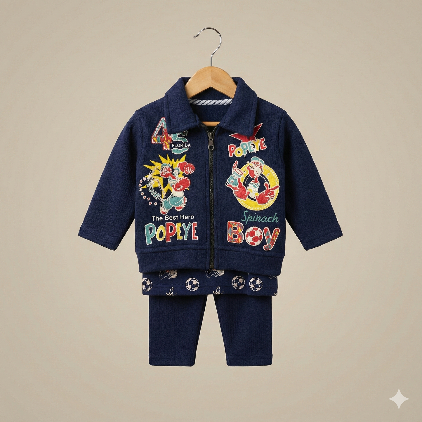 Playful Popeye 3-Piece Cozy Set