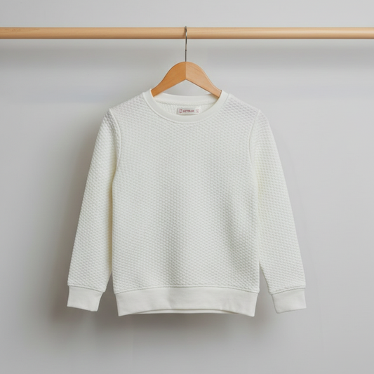 The Textured Crewneck Sweatshirt