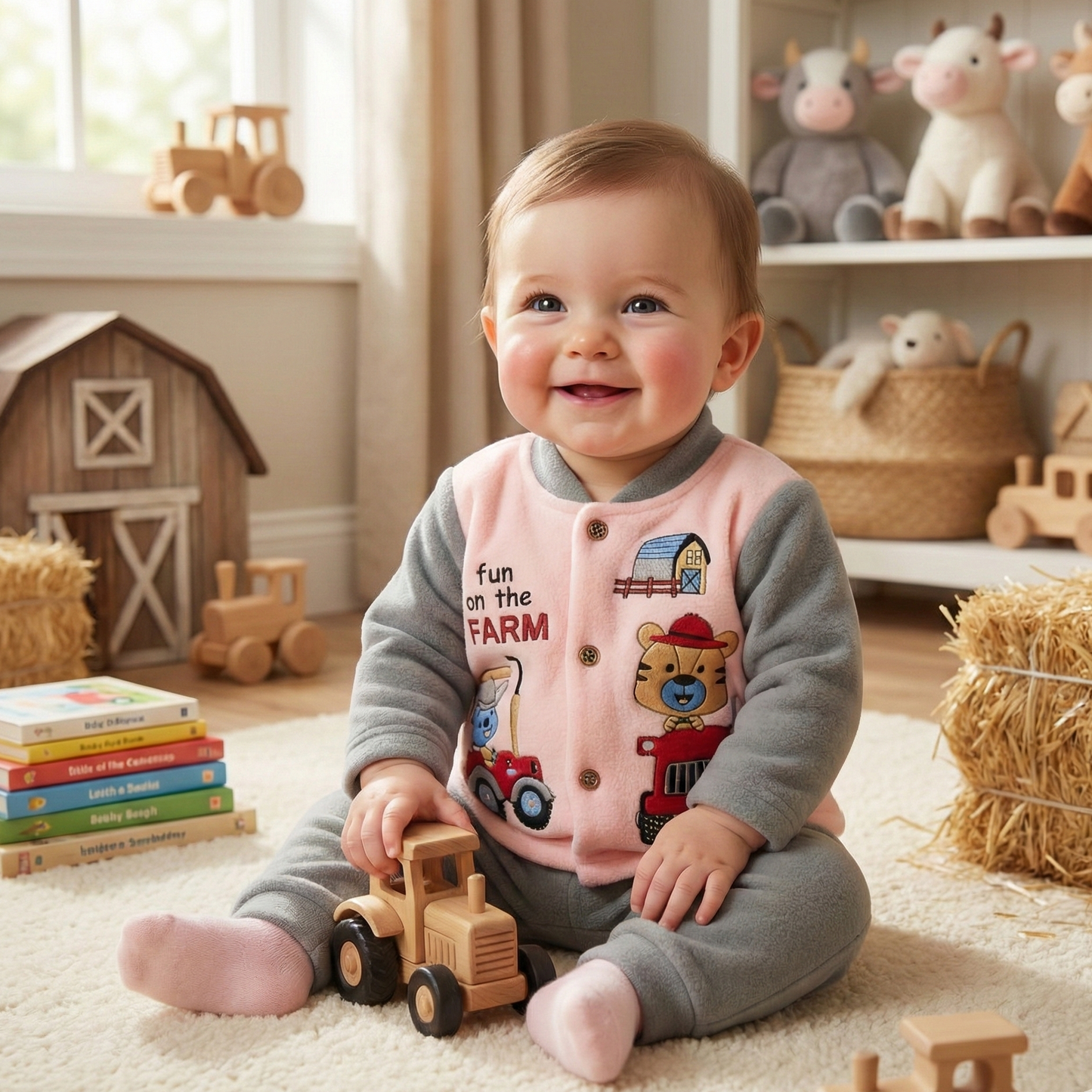 Sunny Farm Cozy Fleece Set