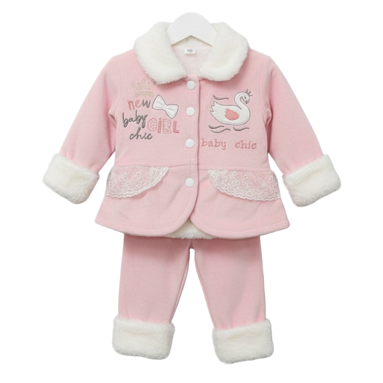 New Baby Girl Chic Winter Set