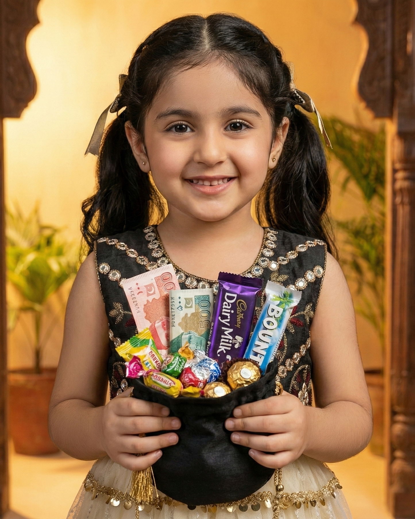 Mirror-Work Festive Frock