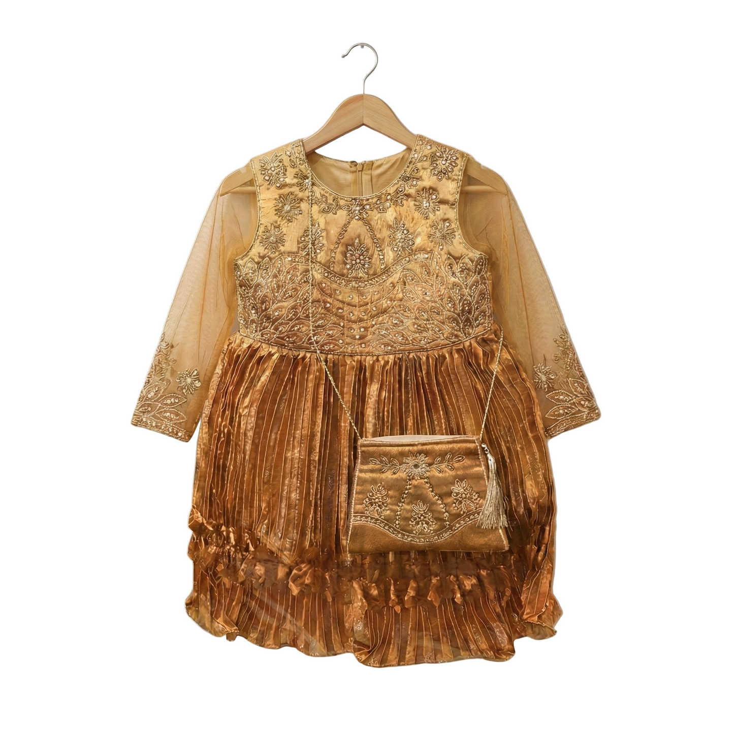 Luxury Frock with Purse