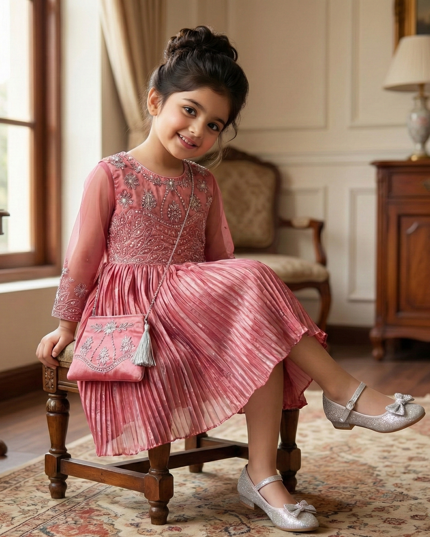 Luxury Frock with Purse