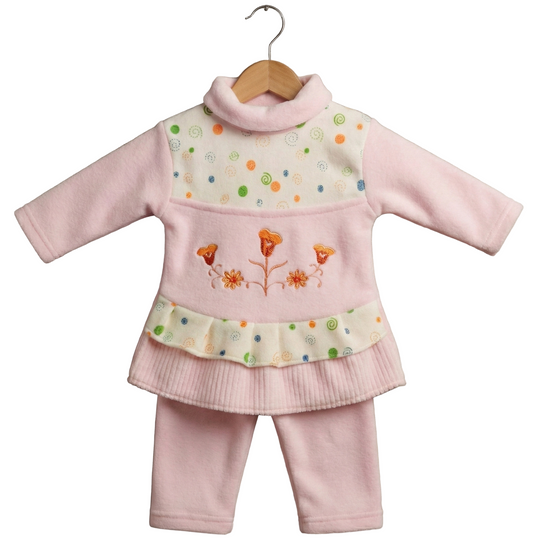 Soft Blossom Winter Fleece Set
