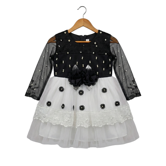 Blush Pink Floral Princess Frock