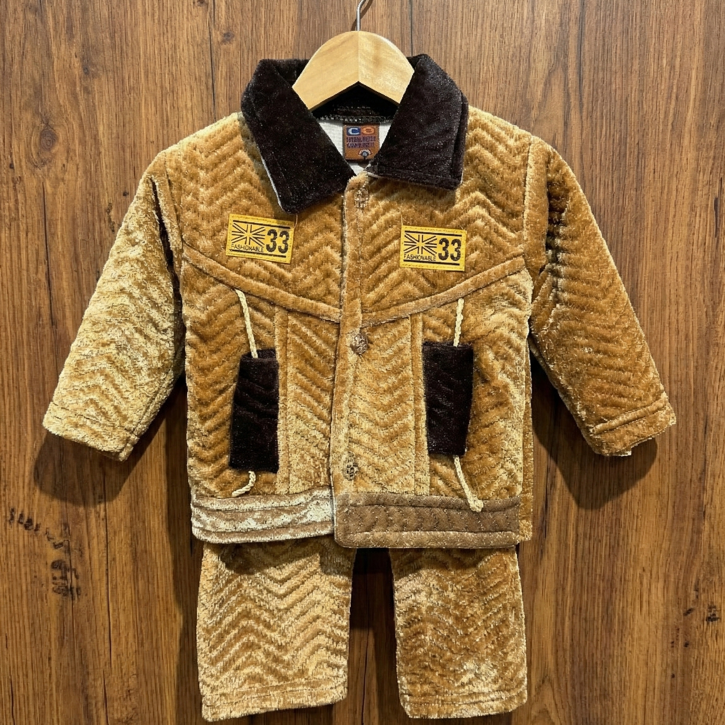 Espresso Warm Velvet Suit