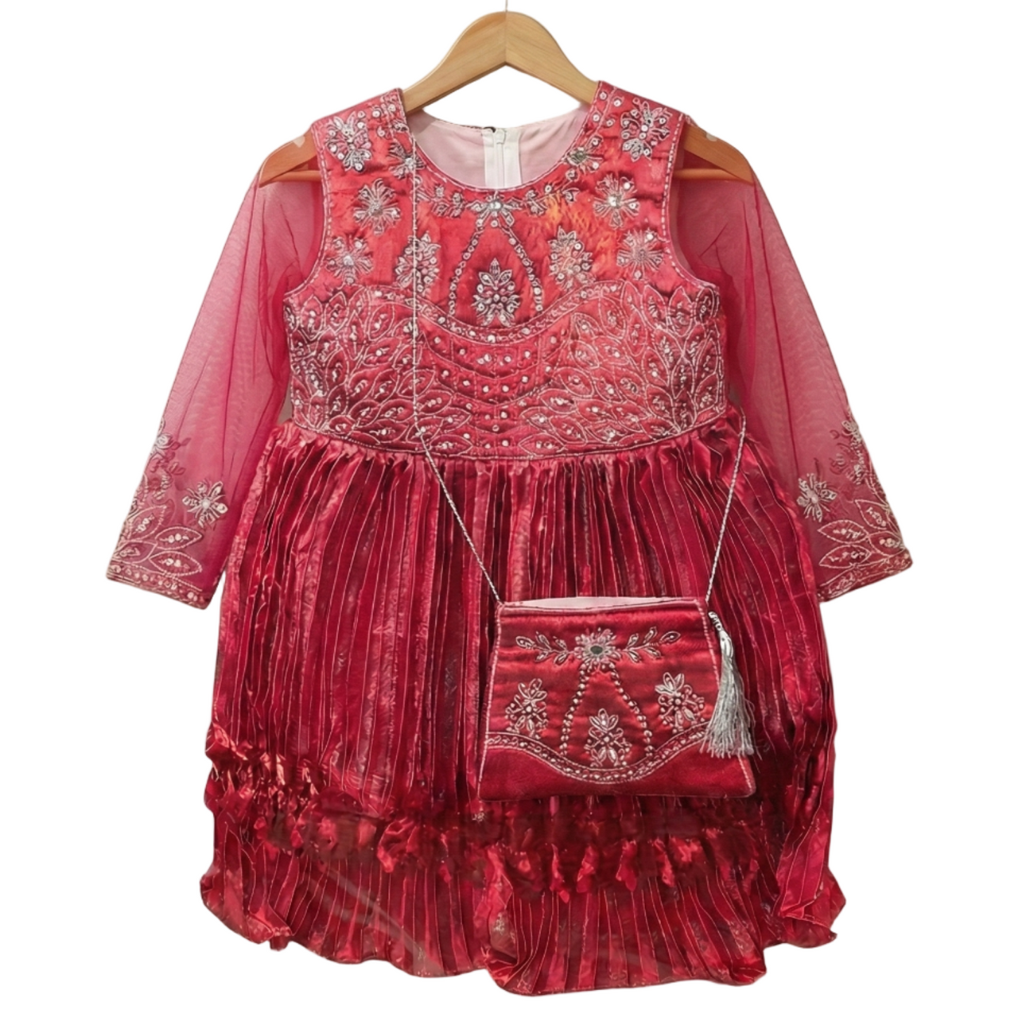 Luxury Frock with Purse