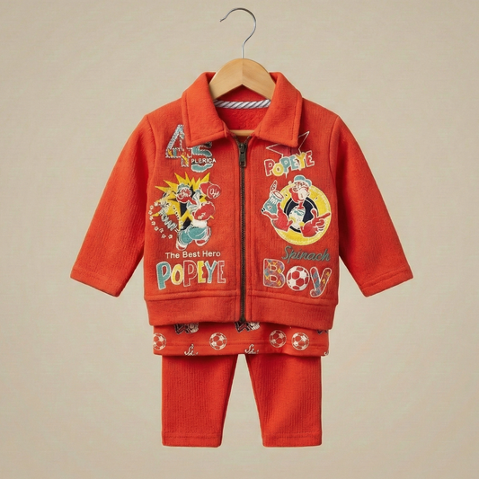 Playful Popeye 3-Piece Cozy Set