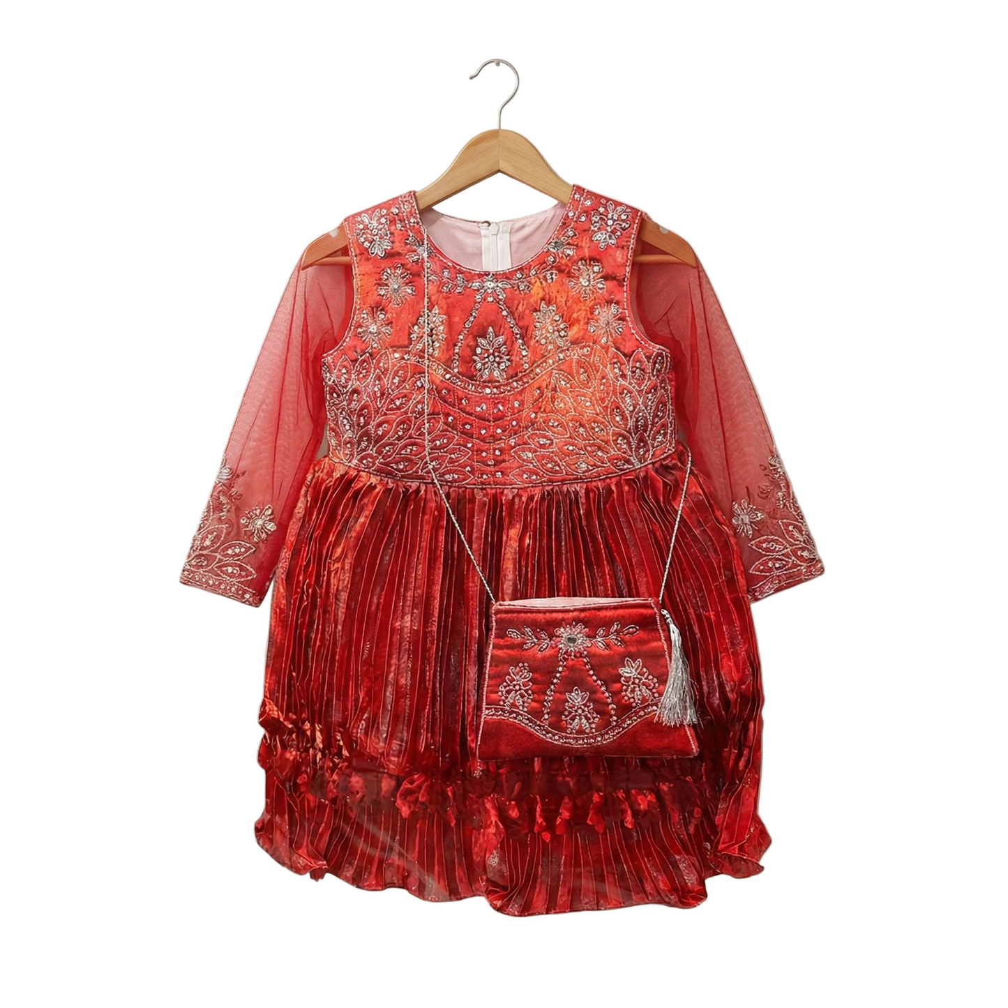 Luxury Frock with Purse