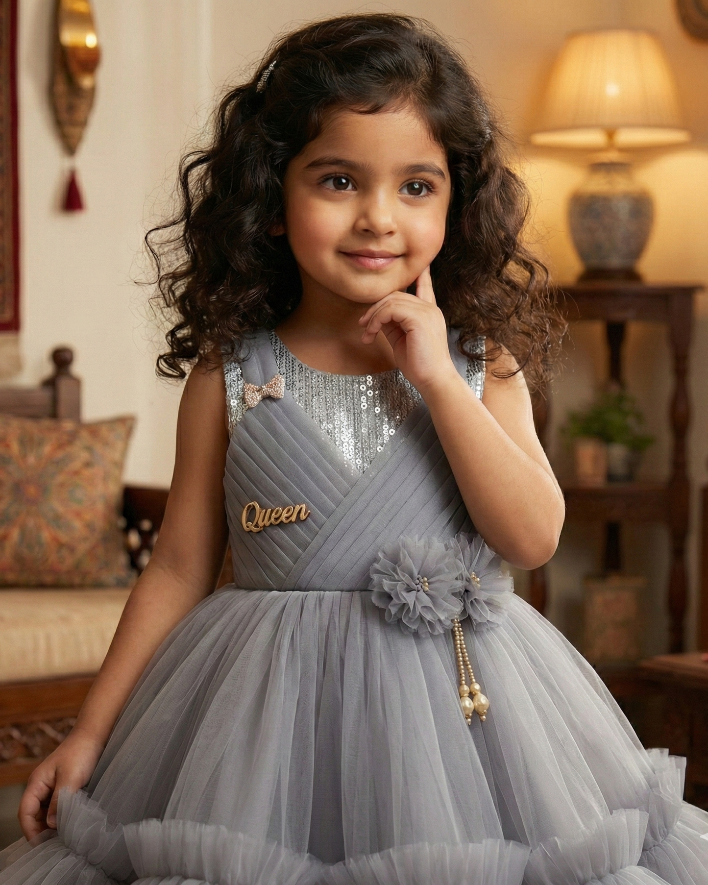 The "Silver Queen" Dress Frock