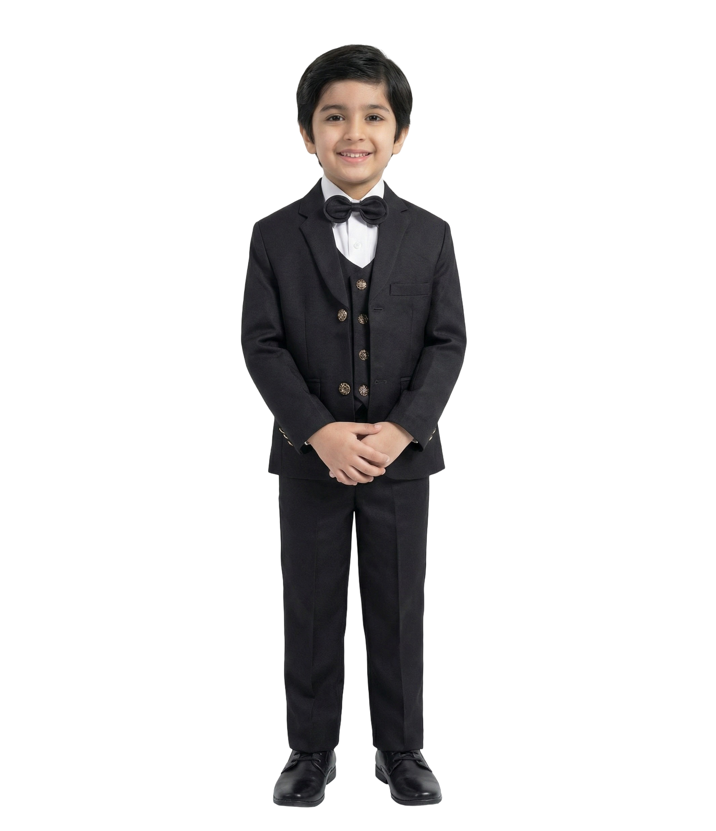 Classic Black 4-Piece Suit Set